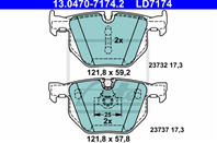 CERAMIC BRAKE PADS