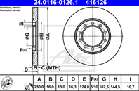 24.0116-0126.1_диск тормозной задний! Ford Transi