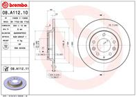 08.A112.11_диск тормозной задний! Mazda 6 1.8-2.3