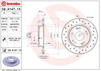 Диск тормозной задн  HONDA: CIVIC VIII Hatchback 05-  CIVIC VIII седан 05-