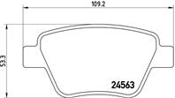 Klocki hamulcowe tuningowe  tyl audi a1  a3 seat altea  altea xl  leo