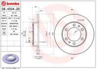Диск тормозной 08.4504.20