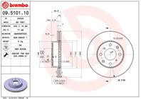 Диск тормозной передн HONDA: ACCORD II 83-85, ACCORD II Hatchback 83-85, ACCORD III 85-89, ACCORD II