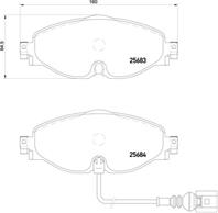 Klocki hamulcowe tuningowe  przod audi a3  q2  tt seat ateca  leon  l