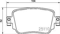 Колодки тормозные дисковые задние P85140 от производителя BREMBO