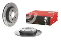 Диск перфорированный brembo xtra 08.a725.1x