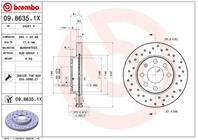 Диск тормозной задние OPEL CORSA C (F08  F68) (09/00-12/09) F / OPEL CORSA C Box (F08  W5L) (09/00-...