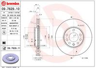 09.7629.10_диск тормозной передний! Opel Astra 1.