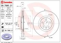 Диск торм. окраш. Fr D=310mm VAG A1 11-  Polo 10-