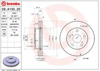 Диск тормозной Fr TO Hilux III 06-