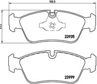 P06035_=384 60 !колодки дисковые п. BMW E87/E90/E91 1.8/2.0i/2.0D 04&gt