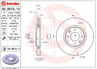 09.9619.10_диск тормозной передний! Citroen Berli