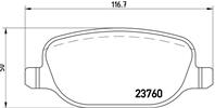 P23109_=878 00 !колодки дисковые з. alfa romeo 159 1.8-2.2i/1.9-2.4jtd 05&gt