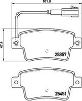 Колодки тормозные дисковые задние P23142 от фирмы BREMBO