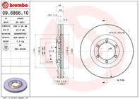 09.6866.10_диск тормозной передний! opel frontera