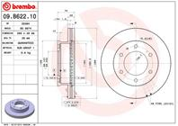 Диск торм. Fr FO Ranger 06-  MA B-Serie 02-