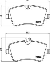 P50046_=GDB1413=571986B !колодки дисковые п. MB W203 1.8/2.0/2.0CDi/2.2CDi 00&gt