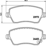 P59050_=987 11 !колодки дисковые п. Opel Agila  Suzuki Swift 1.0-1.6i/1.3D 05&gt