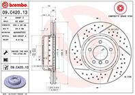 Диск тормозной BMW 1 E81/E87/E88/E82/3 E90/E91 передний вент. D 338мм.