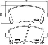 655 02d7036-01 !колодки дисковые п. subaru forester 2.0 02&gt /legacy2.5i 4wd 96-99