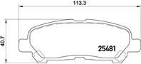 Колодки тормозные дисковые задние P83138 от производителя BREMBO