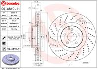 09.A819.11_диск тормозной передний перфорированный! MB W211/S211/R230/R172 02&gt