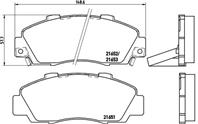 P28026_=GDB995 !колодки дисковые п. Honda Accord 2.0-3.0 90-03/CR-V 2.0 16V 95-