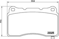 К-т торм. колодок Fr CAD CTS 5.7 V8 05-07