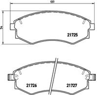 P30022_=GDB3256 !колодки дисковые п. Hyundai Elantra/Lantra/Matrix 1.6i-2.5i/1.