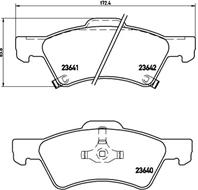 P11015 810 02FDB1510 [05019804AA] !колодки дисковые п. Chrysler Voyager 2.4i-3.8i 00&gt диск 16