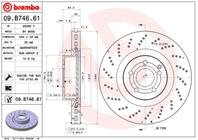 09.B746.61_диск тормозной передний перфорированный! MB A207/C207 09&gt