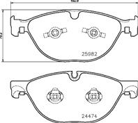 Колодки тормозные дисковые передние P36029 от фирмы BREMBO