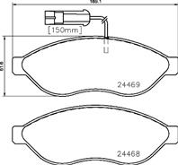 Колодки тормозные дисковые передние P23143 от производителя BREMBO