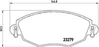 P24060_=776 00=787 000B-SX=222553 !колодки дисковые п. Ford Mondeo 1.8i-2.5i/2.