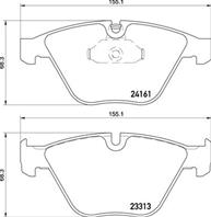 Колодки тормозные дисковые передние P06081 от компании BREMBO