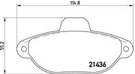 P23096_=414 20=GDB1299 !колодки дисковые п. Fiat Punto 1.2i 99&gt