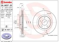 Диск тормозной MITSUBISHI ASX 10- передний вент.