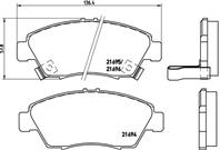 =gdb1183=572340b !колодки дисковые п. honda civic 1.4/1.6  vt-i  vtec 91-01