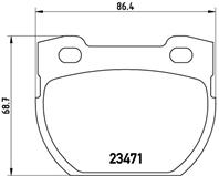 P44006_=GDB1666 [SFP000250] !колодки дисковые з. Land Rover Defender 3.9i/2.5TD 98&gt