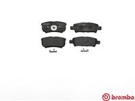 BREMBO P 54 034 Колодки тормозные MITSUBISHI LANCER/OUTLANDER/DODGE CALIBER/JEEP задние