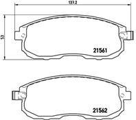 =1210 02 [d1060em10a] !колодки дисковые п. nissan tiida 1.6/1.8/1.5dci 09.07&gt