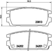 P30021_=877 02=FDB1841 [58302H1A00] !колодки дисковые з. Hyundai Terracan HP 2.5TD/2.9CRDi 01&gt