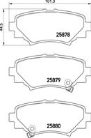 Колодки тормозные дисковые задние P49049 от компании BREMBO