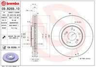 Диск тормозной передний honda accord ix saloon (cr) 09 12> honda accord viii (cu