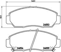 P28047_!колодки дисковые п. Honda FR-V 1.7-2.0/2.2CTDi 05&gt