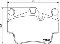 P65014_=13.0460-4842.2 [99735193903] !колодки дисковые п. Porsche 911 3.6/3.8 0