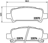 P78011 729 02GDB3223 !колодки дисковые з. Subaru Forester/Impreza/Legacy/Outback 97&gt