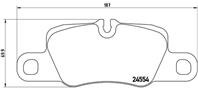 Колодки тормозные дисковые задние P65020 от производителя BREMBO