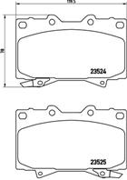 P83048 707 04FDB1456224548 !колодки дисковые п. Toyota Land Cruiser 100 4.7i 32V/4.2TD 98&gt