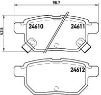 P83083_=1286 02 [0446612130] !колодки дисковые з. Toyota Auris/Yaris 1.0VVT-i -